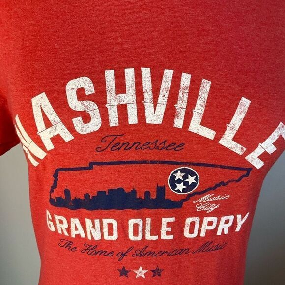Nashville Red Grand Ole Opry TShirt, Small - Picture 6 of 8